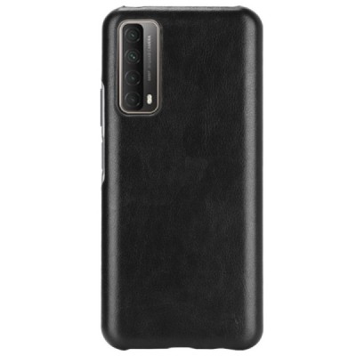 Soft Slim серии Huawei P smart 2021 чёрный кожаный чехол | Vacins.lv