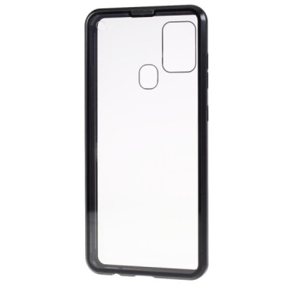Samsung Galaxy A21s (A217) Frame прозрачный магнитный двухслойный чехол | Vacins.lv