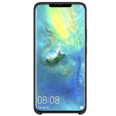 Huawei Mate 20 Pro Shell (TPU) твердый силиконовый чехол - чёрный | Vacins.lv