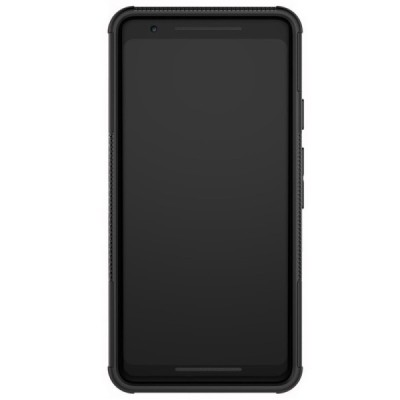 „Kickstand“ Google Pixel 2 XL усиленная защита – черный, чехол – вставка | Vacins.lv