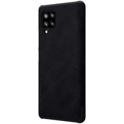 Greznais „Nillkin“ Qin sērijas ādas atvērams melns Samsung Galaxy A42 5G | Vacins.lv