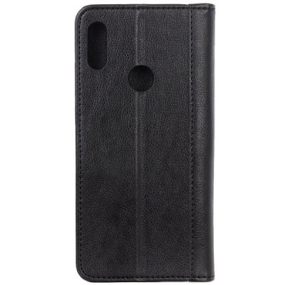 Samsung Galaxy A40 (A405F) „Split“ чёрный кожаный чехол-книжка | Vacins.lv