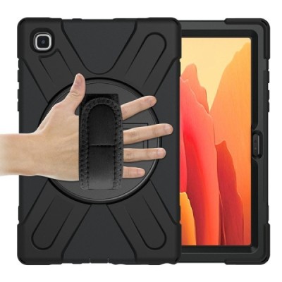Samsung Galaxy Tab A7 10.4 2020 (T505,T500) усиленная защита - черный (360°), чехол – вставка | Vacins.lv