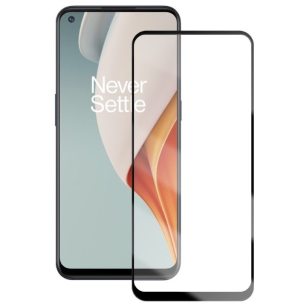 „Mocolo“ 3D Tempered Glass ekrāna aizsargstikls 0.33 mm - melns (OnePlus Nord N10 5G)