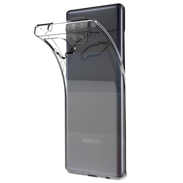 Твердый силиконовый чехол (TPU) - прозрачный (Galaxy A42 5G)