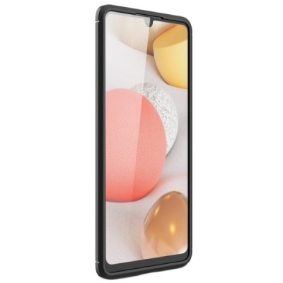 Samsung Galaxy A42 5G Carbon cieta silikona (TPU) melns apvalks | vacins.lv