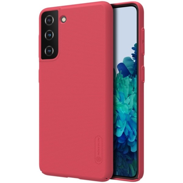 Чехол „Nillkin“ Frosted Shield - красный (Galaxy S21)
