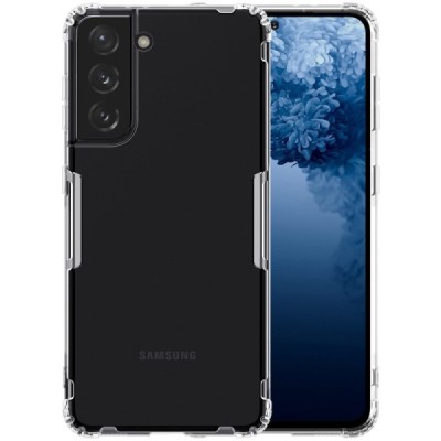 Samsung Galaxy S21 (G991B) Nillkin Nature тонкий серый силиконовый чехол | Vacins.lv