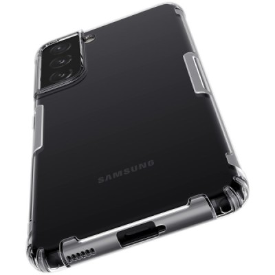 Samsung Galaxy S21 (G991B) Nillkin Nature dzidrs (caurspīdīgs) silikona planākais apvalks | Vacins.lv
