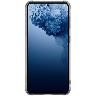 Samsung Galaxy S21 (G991B) Nillkin Nature pelēks (caurspīdīgs) silikona planākais apvalks | Vacins.lv