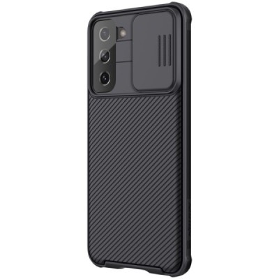 Samsung Galaxy S21 (G991B) Nillkin CamShield melns apvalks | vacins.lv