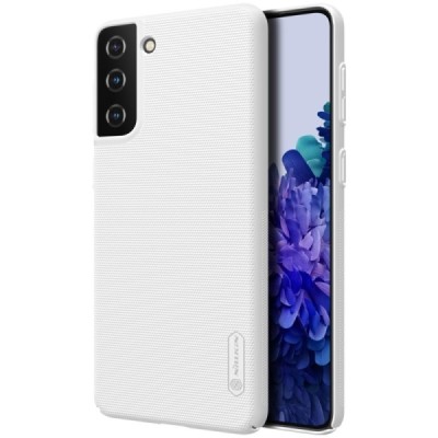 Samsung Galaxy S21+ (G996B) Nillkin Frosted Shield белый пластиковый чехол | Vacins.lv