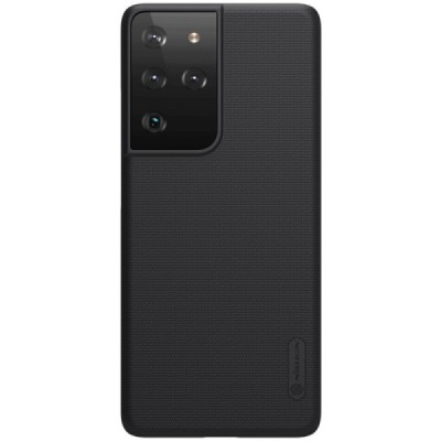 Samsung Galaxy S21 Ultra (G998B) Nillkin Frosted Shield melns apvalks | vacins.lv