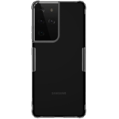 Samsung Galaxy S21 Ultra (G998B) Nillkin Nature тонкий серый силиконовый чехол | Vacins.lv