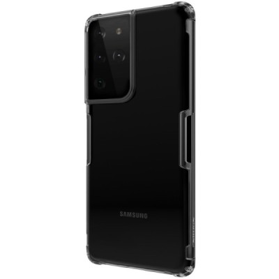 Samsung Galaxy S21 Ultra (G998B) Nillkin Nature тонкий серый силиконовый чехол | Vacins.lv