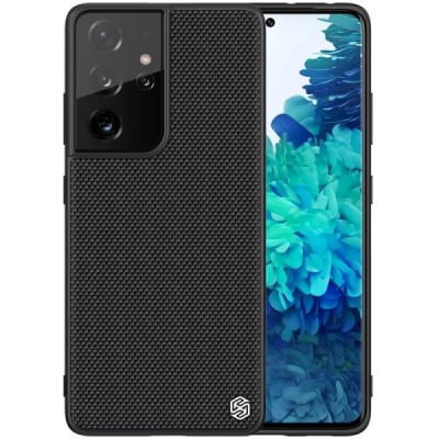 Samsung Galaxy S21 Ultra (G998B) „Nillkin“ Textured Case melns apvalks | vacins.lv