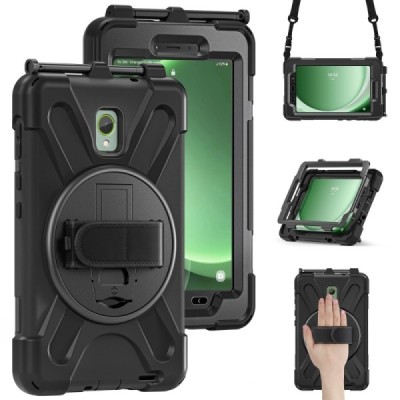 Pastiprinātas aizsardzības apvalks - melns (Galaxy Tab Active 3 8.0 / Tab Active5)