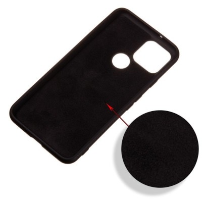 Google Pixel 4A 5G Shell (TPU) твердый силиконовый чехол - чёрный | Vacins.lv
