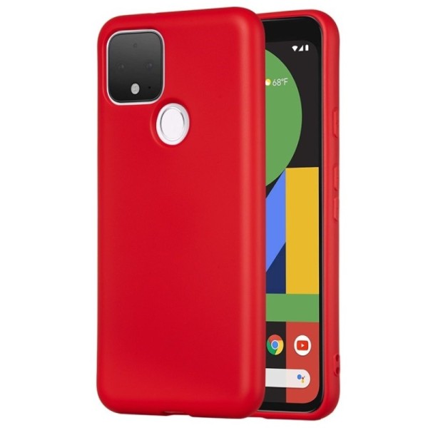 Твердый силиконовый чехол (TPU) „Shell“ - красный (Pixel 4A 5G)