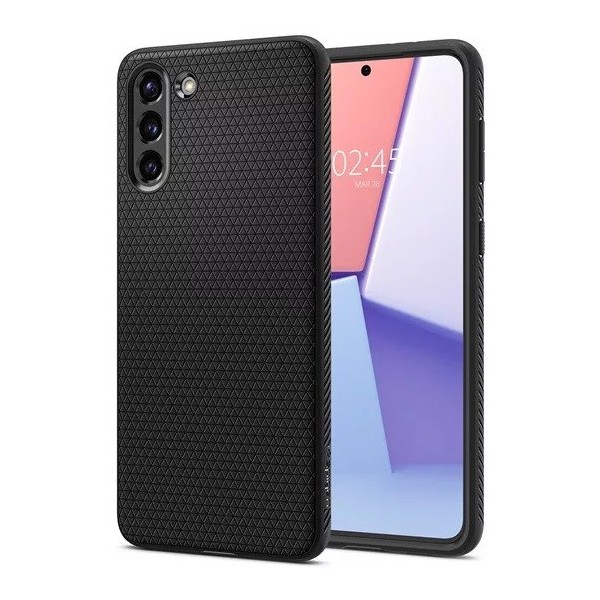 „Spigen“ Liquid Air чехол - чёрный (Galaxy S21+)
