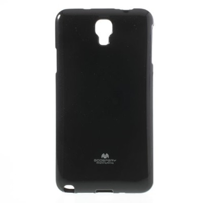 Samsung Galaxy Note 3 Neo Mercury melns cieta silikona (TPU) futrālis / Vacins.lv