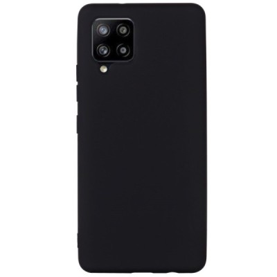Samsung Galaxy A42 5G Shell (TPU) твердый силиконовый чехол - чёрный | Vacins.lv
