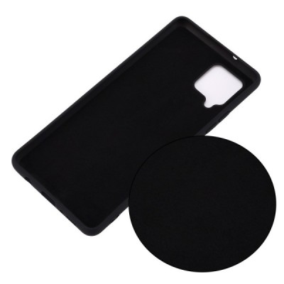 Samsung Galaxy A42 5G Shell (TPU) твердый силиконовый чехол - чёрный | Vacins.lv