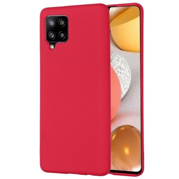 Твердый силиконовый чехол (TPU) „Shell“ - красный (Galaxy A42 5G)