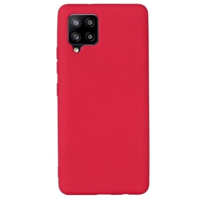 Samsung Galaxy A42 5G Shell (TPU) твердый силиконовый чехол - красный | Vacins.lv
