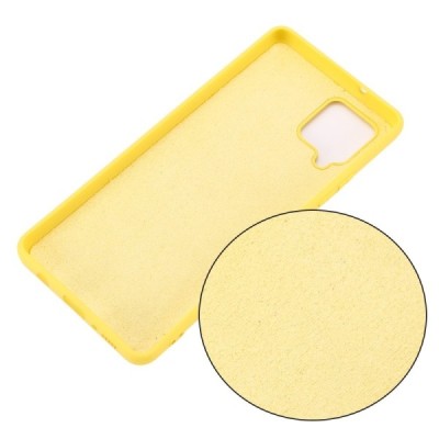 Samsung Galaxy A42 5G „Shell“ cieta silikona (TPU) dzeltens apvalks | vacins.lv