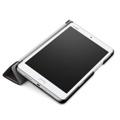 Huawei MediaPad M3 Lite 8.0 atvēramais melns maciņš | Vacins.lv