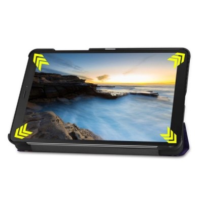 Samsung Galaxy Tab A 8.0 (T290, T295) „Cosmo“ открываемый разноцветный кожаный чехол - книжка | Vacins.lv