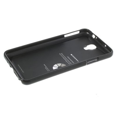 Mercury juodas Samsung Galaxy Note 3 Neo TPU kieto silikono dėklas (nugarėlė) / Priedai.lt