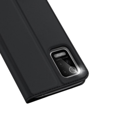 Dux Ducis Skin серии LG K42 чёрный кожаный чехол-книжка | Vacins.lv
