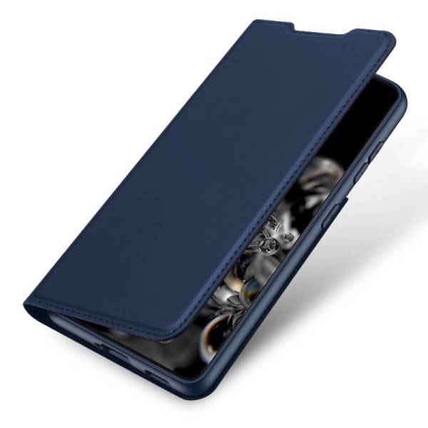 „Dux Ducis“ Skin atvērams maciņš - zils (Galaxy S21+)