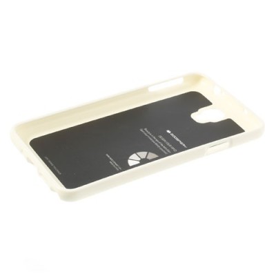 Samsung Galaxy Note 3 Neo Mercury balts cieta silikona (TPU) futrālis / Vacins.lv