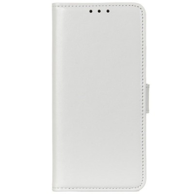 LG K42 открываемый белый кожаный чехол - книжка | Vacins.lv