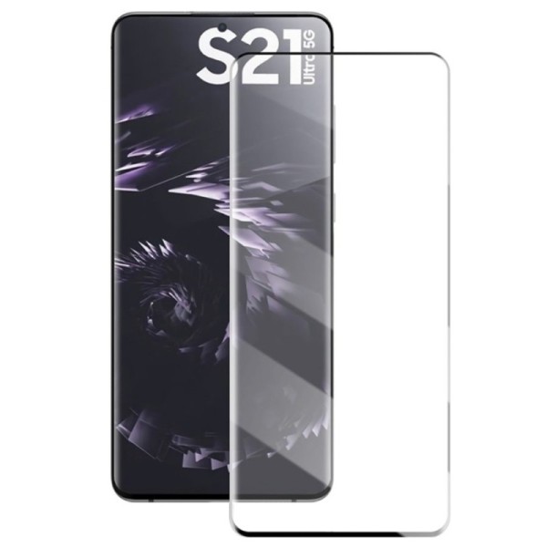 „Mocolo“ Tempered Glass защитное стекло экрана 0.26 мм - чёрный (Galaxy S21 Ultra)