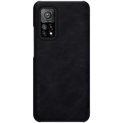 Greznais „Nillkin“ Qin sērijas ādas atvērams melns Xiaomi Mi 10T (Mi 10T Pro) | Vacins.lv