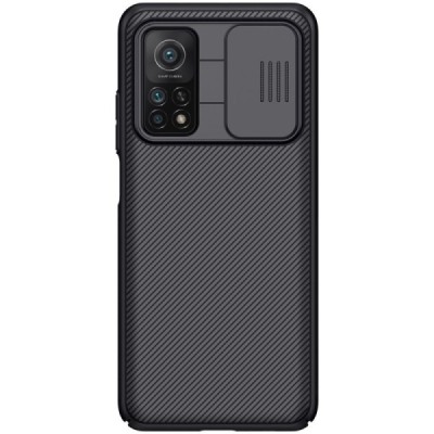 Xiaomi Mi 10T (Mi 10T Pro) Nillkin CamShield чёрный чехол, задняя часть с защитой камеры | Vacins.lv