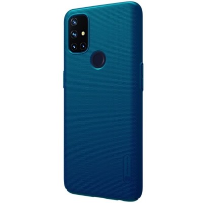 OnePlus Nord N10 5G Nillkin Frosted Shield синий пластиковый чехол | Vacins.lv