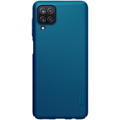 Samsung Galaxy A12 (A125F) Nillkin Frosted Shield синий пластиковый чехол | Vacins.lv