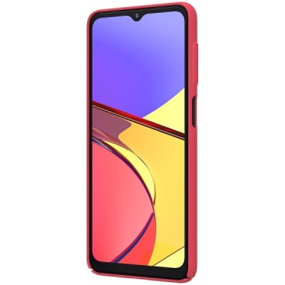 Samsung Galaxy A12 (A125F) Nillkin Frosted Shield красный пластиковый чехол | Vacins.lv