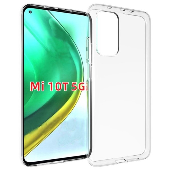 Твердый силиконовый чехол (TPU) - прозрачный (Mi 10T / 10T Pro)
