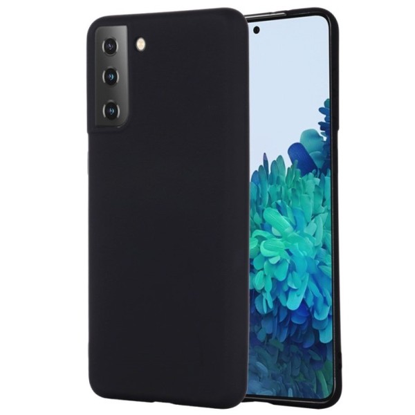 Твердый силиконовый чехол (TPU) „Shell“ - чёрный (Galaxy S21)