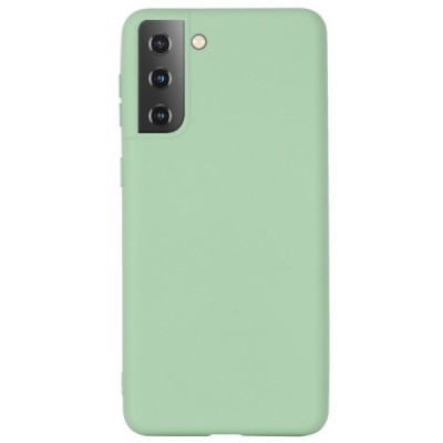 Samsung Galaxy S21 (G991B) Shell (TPU) твердый силиконовый чехол - зелёный | Vacins.lv