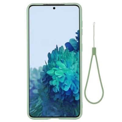 Samsung Galaxy S21 (G991B) Shell (TPU) твердый силиконовый чехол - зелёный | Vacins.lv