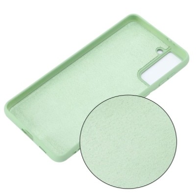 Samsung Galaxy S21 (G991B) Shell (TPU) твердый силиконовый чехол - зелёный | Vacins.lv
