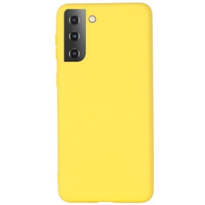Samsung Galaxy S21+ (G996B) Shell (TPU) твердый силиконовый чехол - жёлтый | Vacins.lv