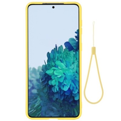 Samsung Galaxy S21+ (G996B) Shell (TPU) твердый силиконовый чехол - жёлтый | Vacins.lv